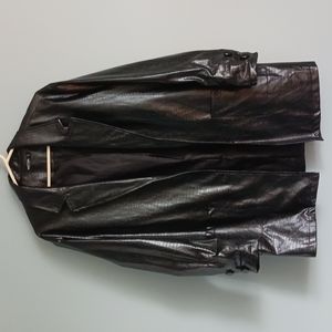 Faux crocodile jacket